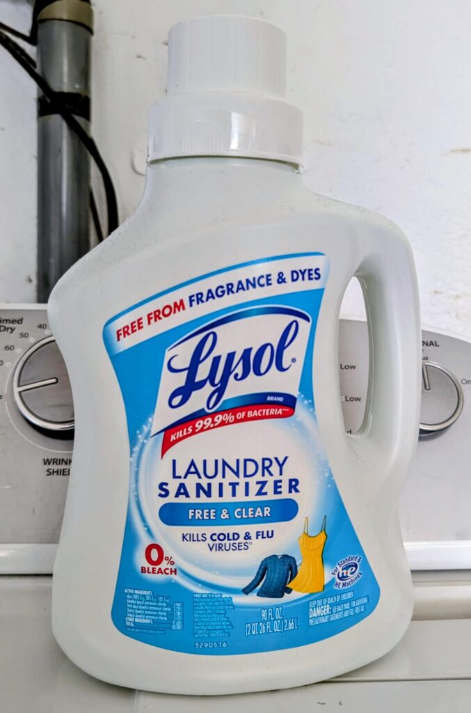 Lysol Laundry Sanitizer Additive Free & Clear漂白洗剤