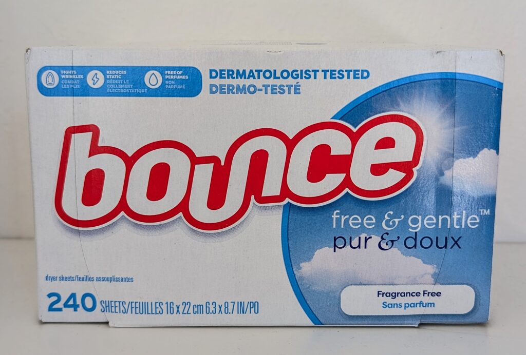 Bounce Free & Gentle Dryer Sheets Unscented
