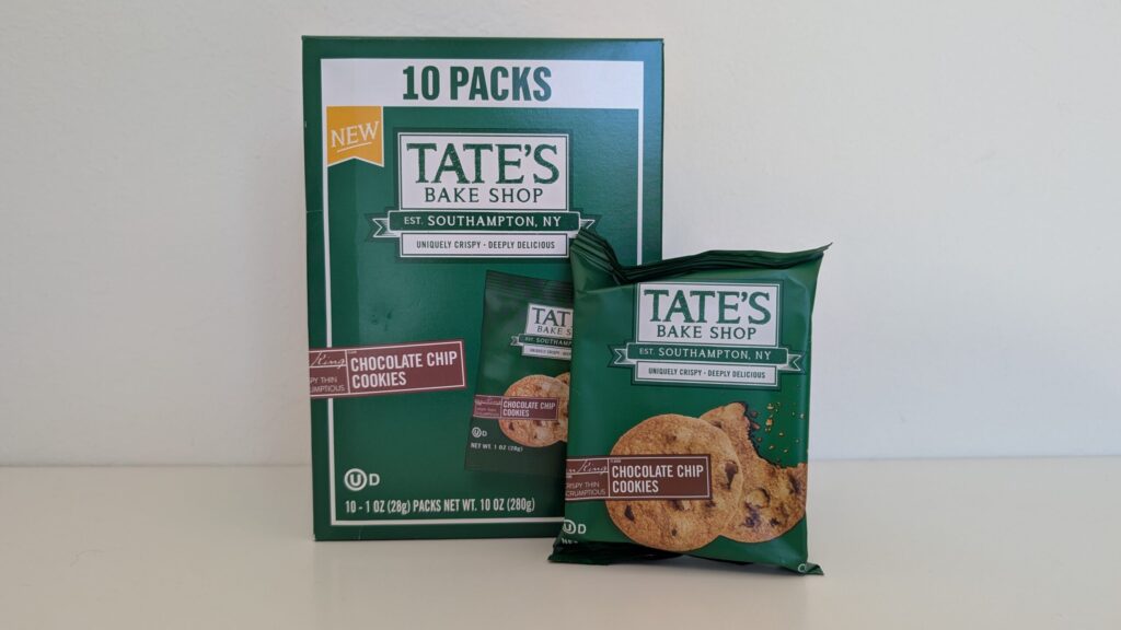 TATE'S　10PACKS小分けになっているチョコチップクッキー