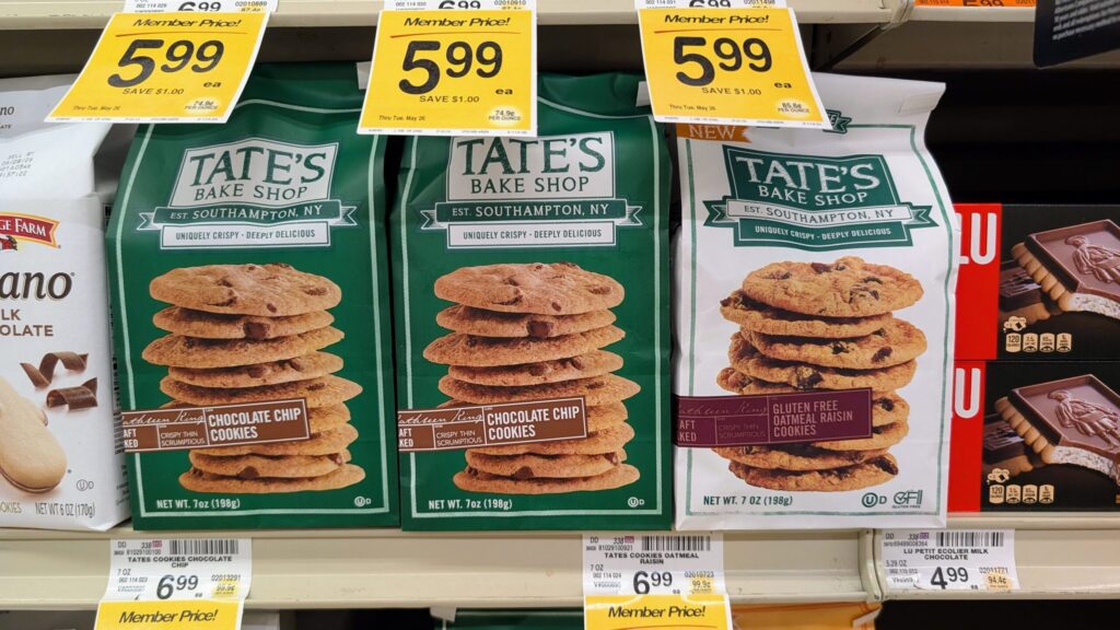 お気に入りのTATE'S　COOKIES
お土産におすすめです！